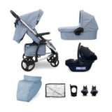 My Babiie travel system blue plaid , imported from the UK