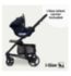 My Babiie travel system black leopard, imported from the UK