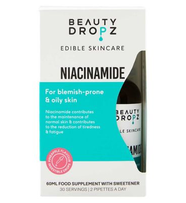 Pineapple Flavoured Niacinamide Oral Skincare Supplement Drops 60ml