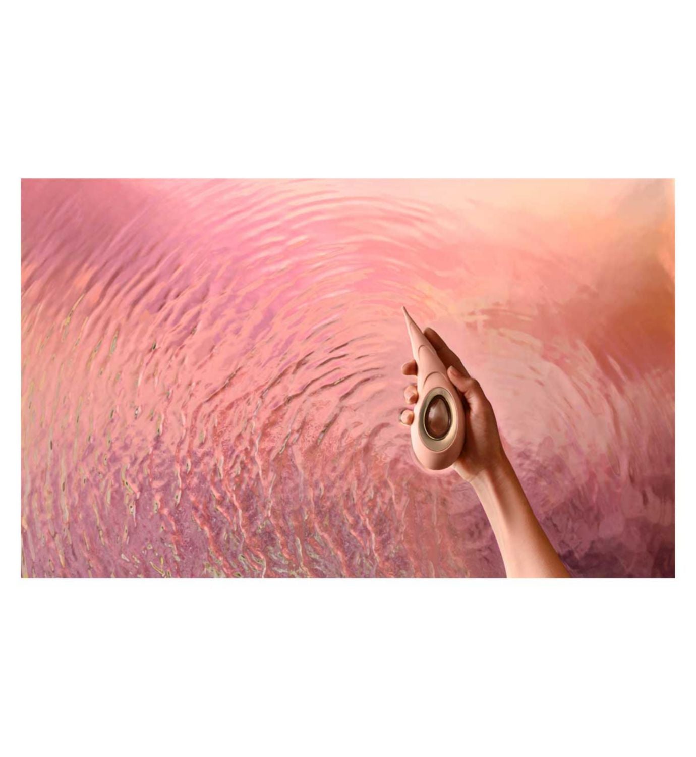 LELO Dot Cruise clitoral vibrator Peach Please, imported from the UK