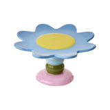 Raspberry Blossom ceramic cake stand with colourful design, imported from the UK