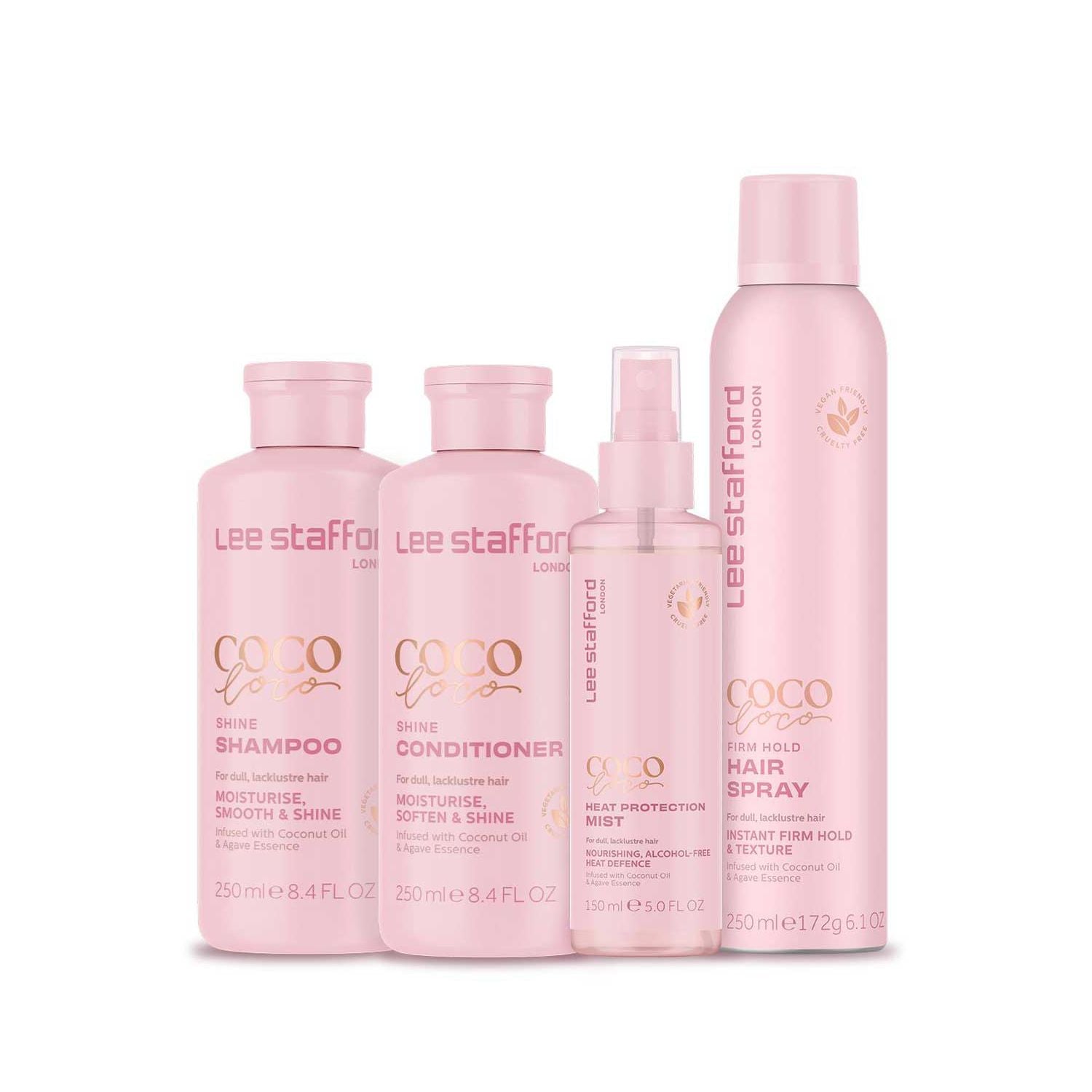 Lee Stafford Coco Loco hair care bundle, imported from the UK