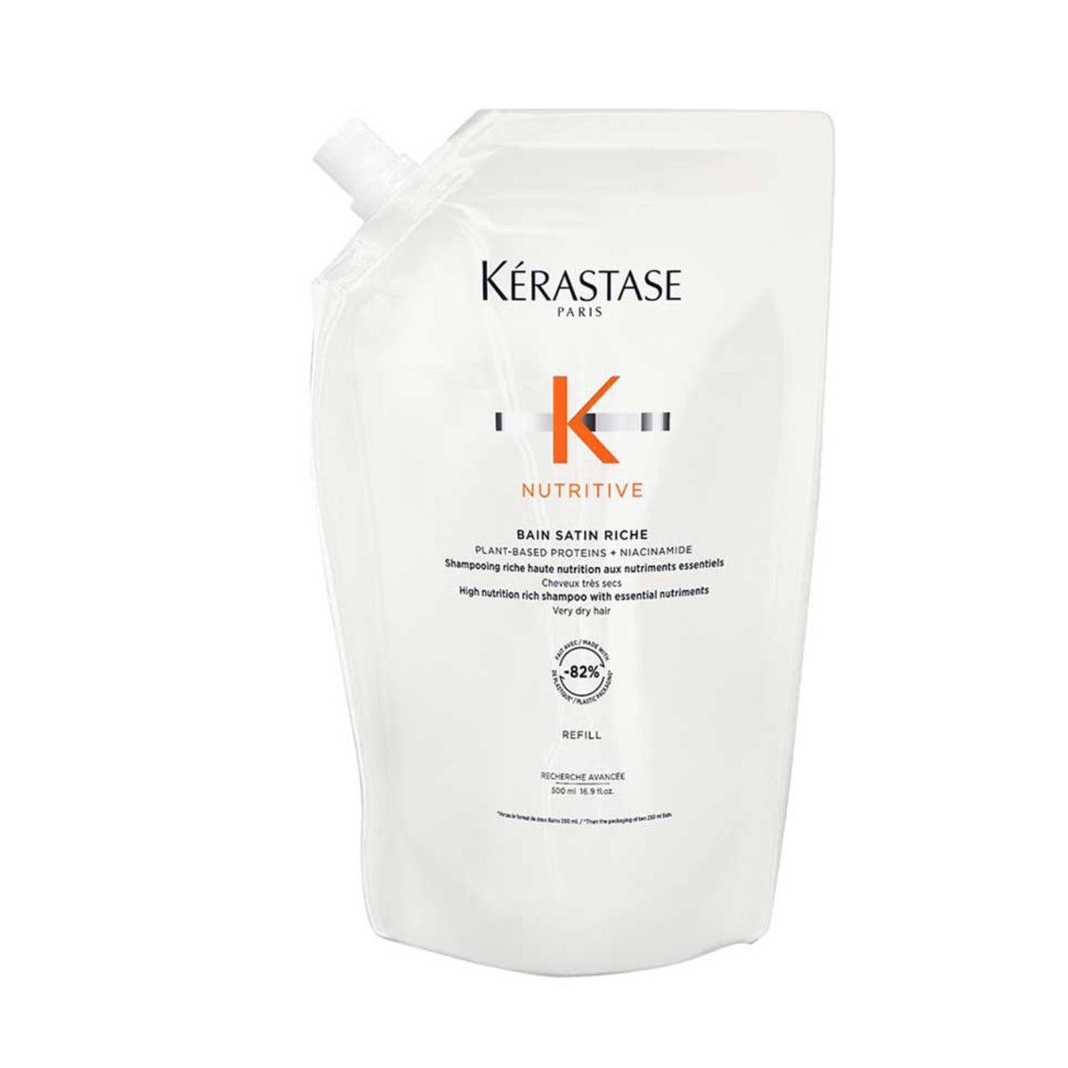 Kérastase Nutritive Bain Satin Riche Shampoo Refill 500ml (British brand)