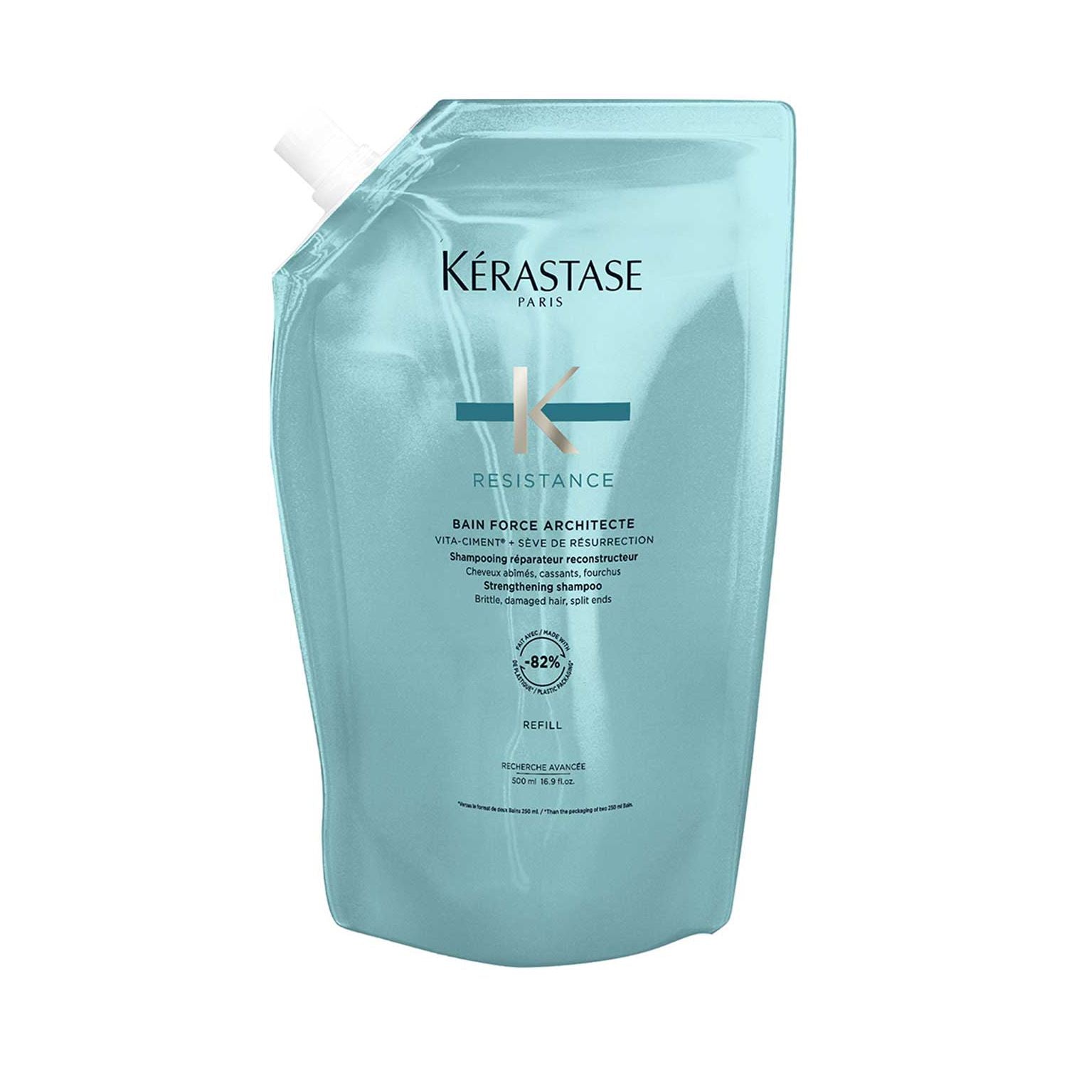 Kérastase Resistance Shampoo Refill Pouch 500ml , UK version