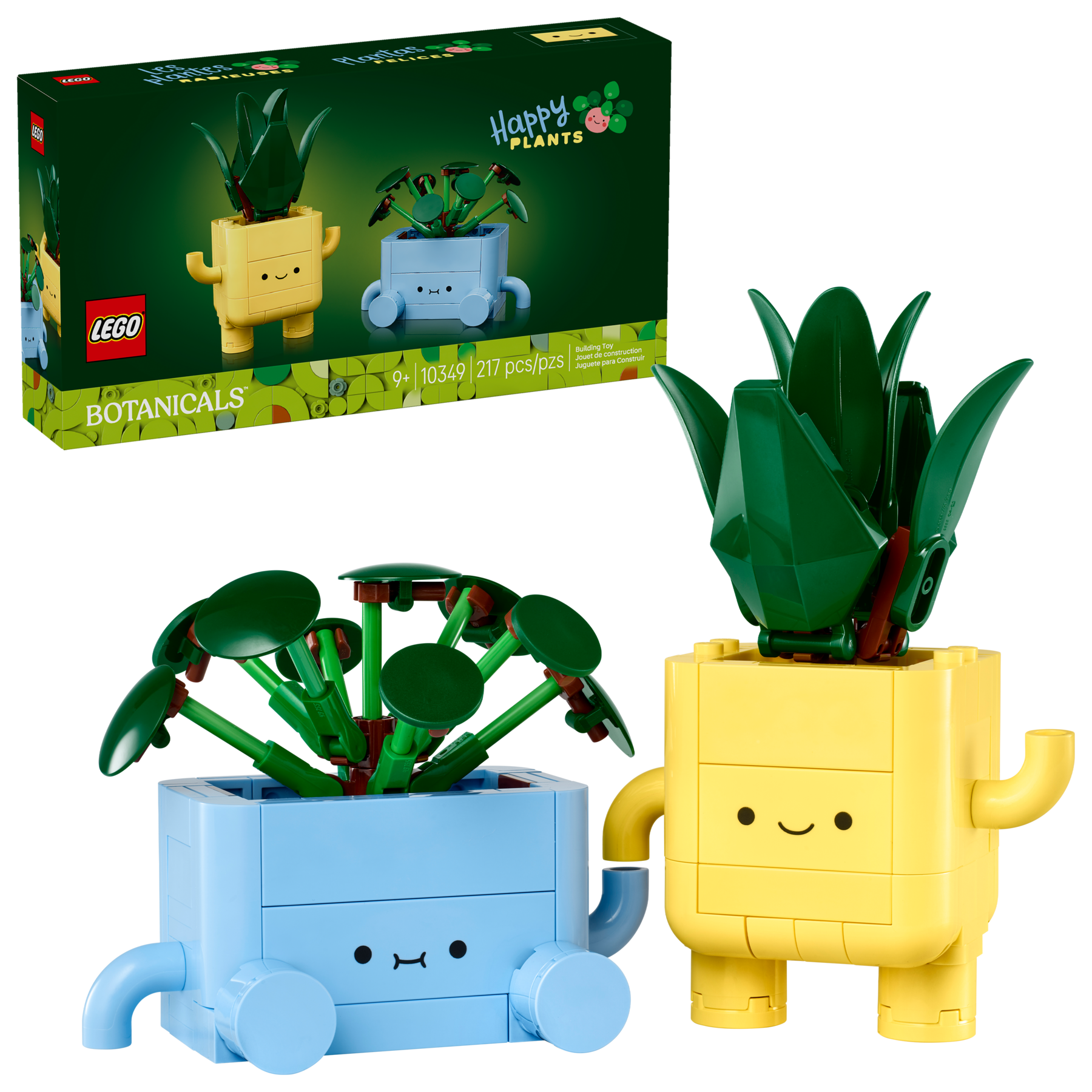 LEGO Happy Plants botanical building set 217 pieces, UK version