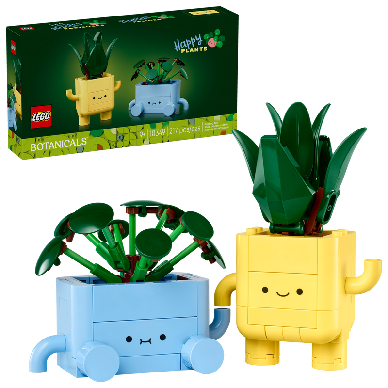 LEGO Happy Plants botanical building set 217 pieces, UK version