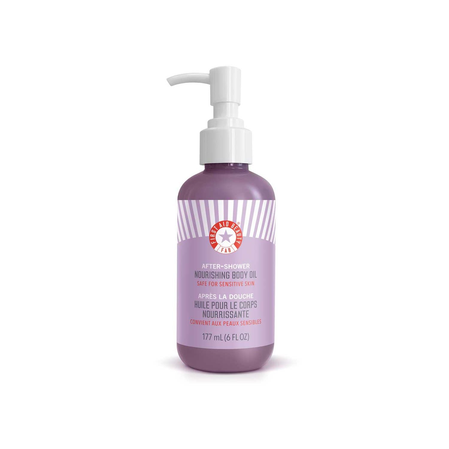 First Aid Beauty After-Shower Body Oil 177ml, imported from the UK