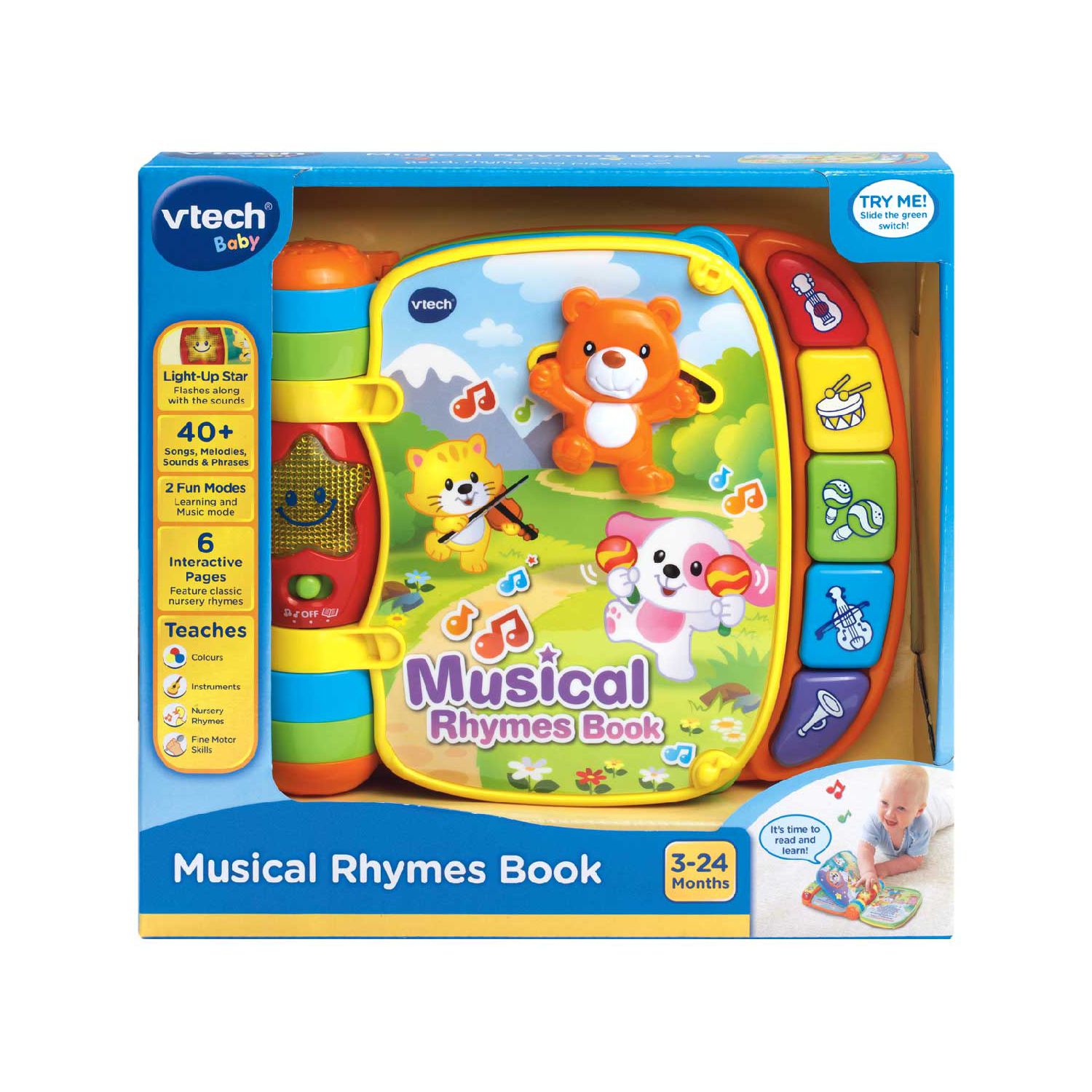 VTech interactive musical rhymes book, imported from the UK
