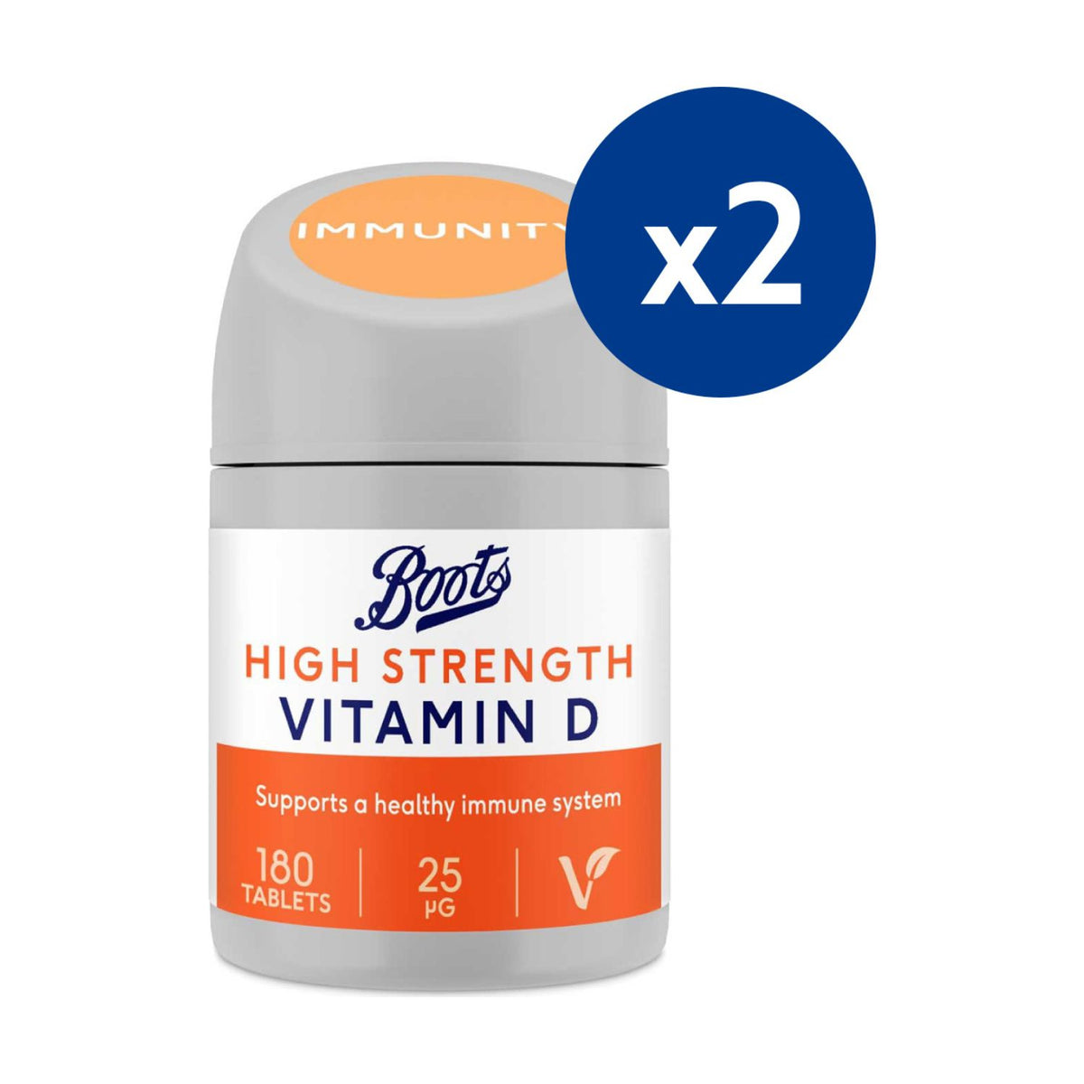 Boots vitamin D tablets 25ug 180s bundle, UK version
