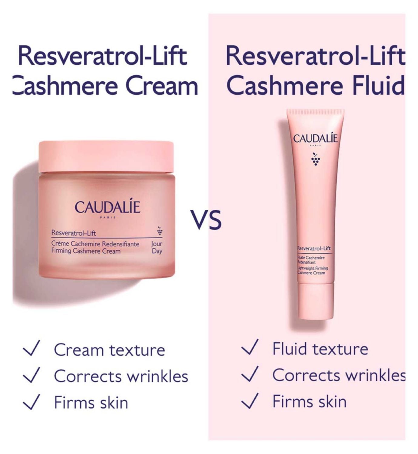 Caudalie Resveratrol-Lift Cashmere Firming Cream 40ml - British product