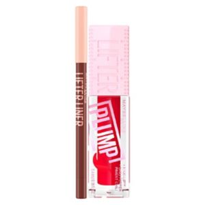 Maybelline Lip Liner and Gloss Set Cherry Cola Spicy, imported from the UK
