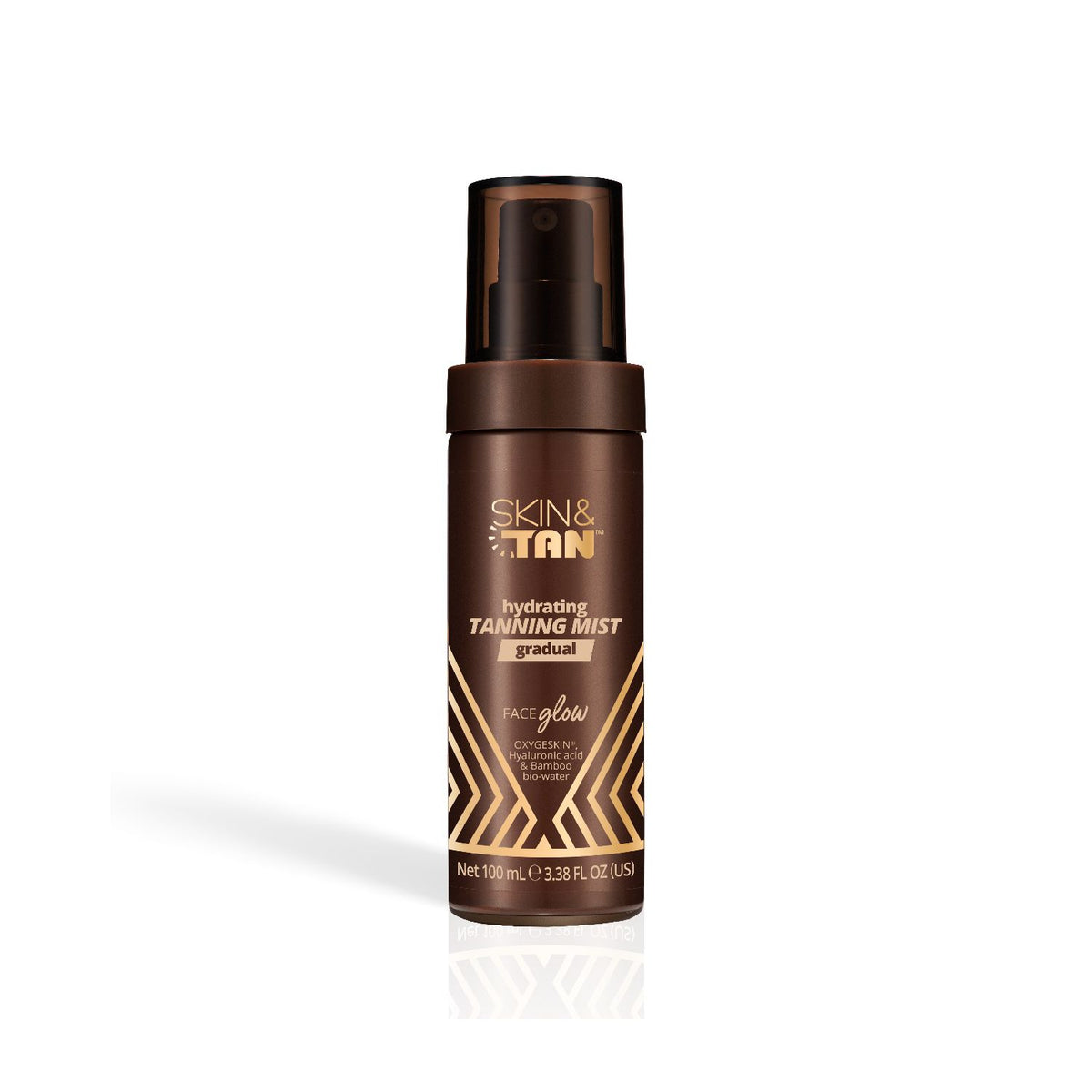 SKIN & TAN Face Glow Hydrating Tanning Mist 100ml (British brand)