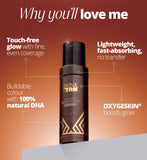 SKIN & TAN Face Glow Hydrating Tanning Mist 100ml (British brand)