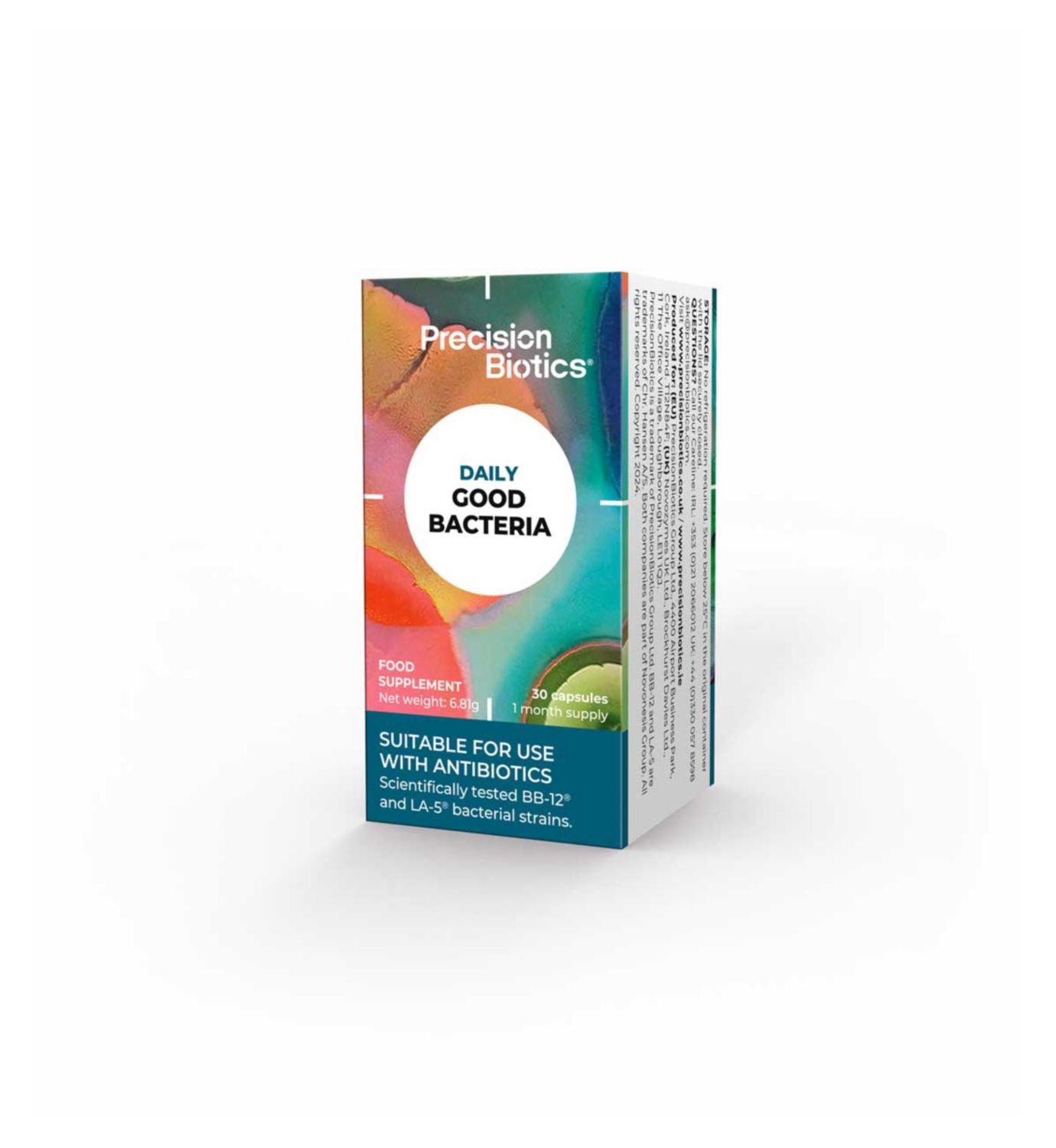 PrecisionBiotics Daily Good Bacteria probiotic 30 capsules - British product