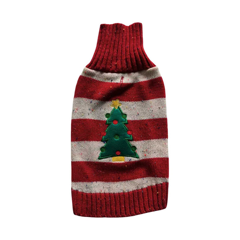 Cozy Kiss Christmas tree dog jumper medium, UK version