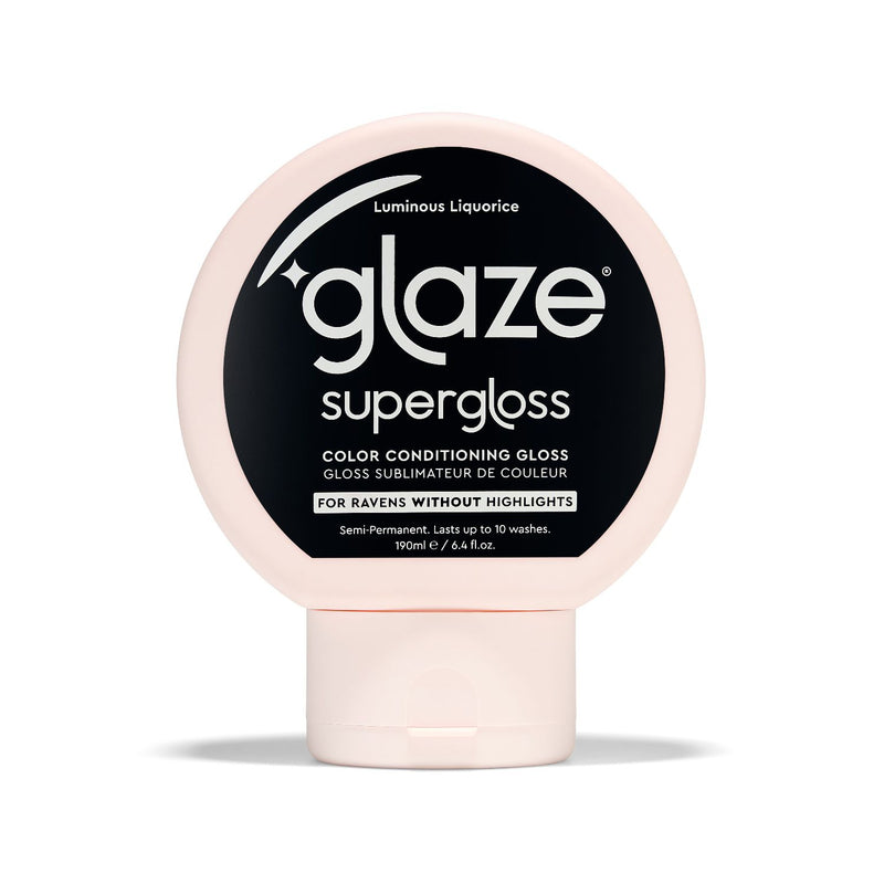Glaze hair gloss Luminous Liquorice 190ml - British product
