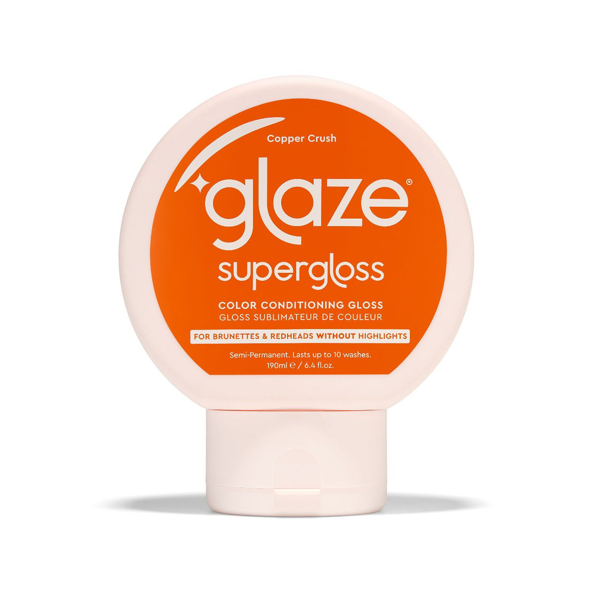 Glaze hair gloss Copper Crush 190ml, imported from the UK