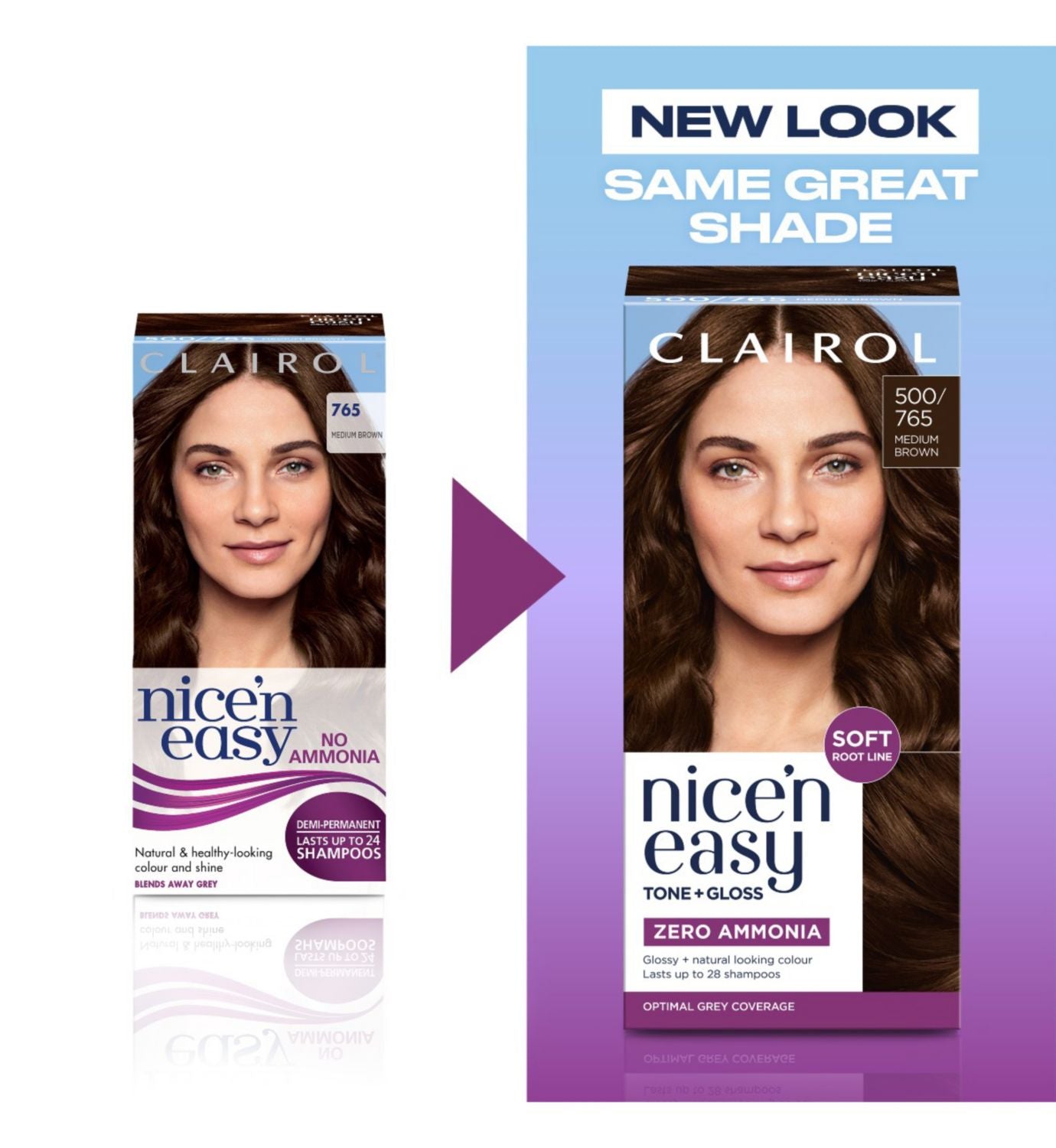 Clairol semi-permanent hair dye Medium Brown - British product