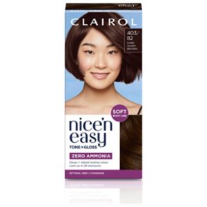 Clairol Nice'n Easy hair dye Dark Warm Brown - British product