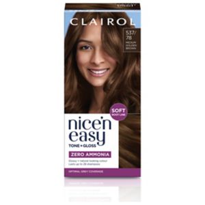 Clairol Nice n Easy Tone + Gloss Semi-permanente Haarfarbe Mittelgoldenbraun