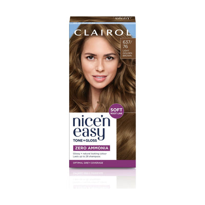 Coloration semi-permanente Clairol Nice n Easy Tone+Gloss Blond Doré Clair 76
