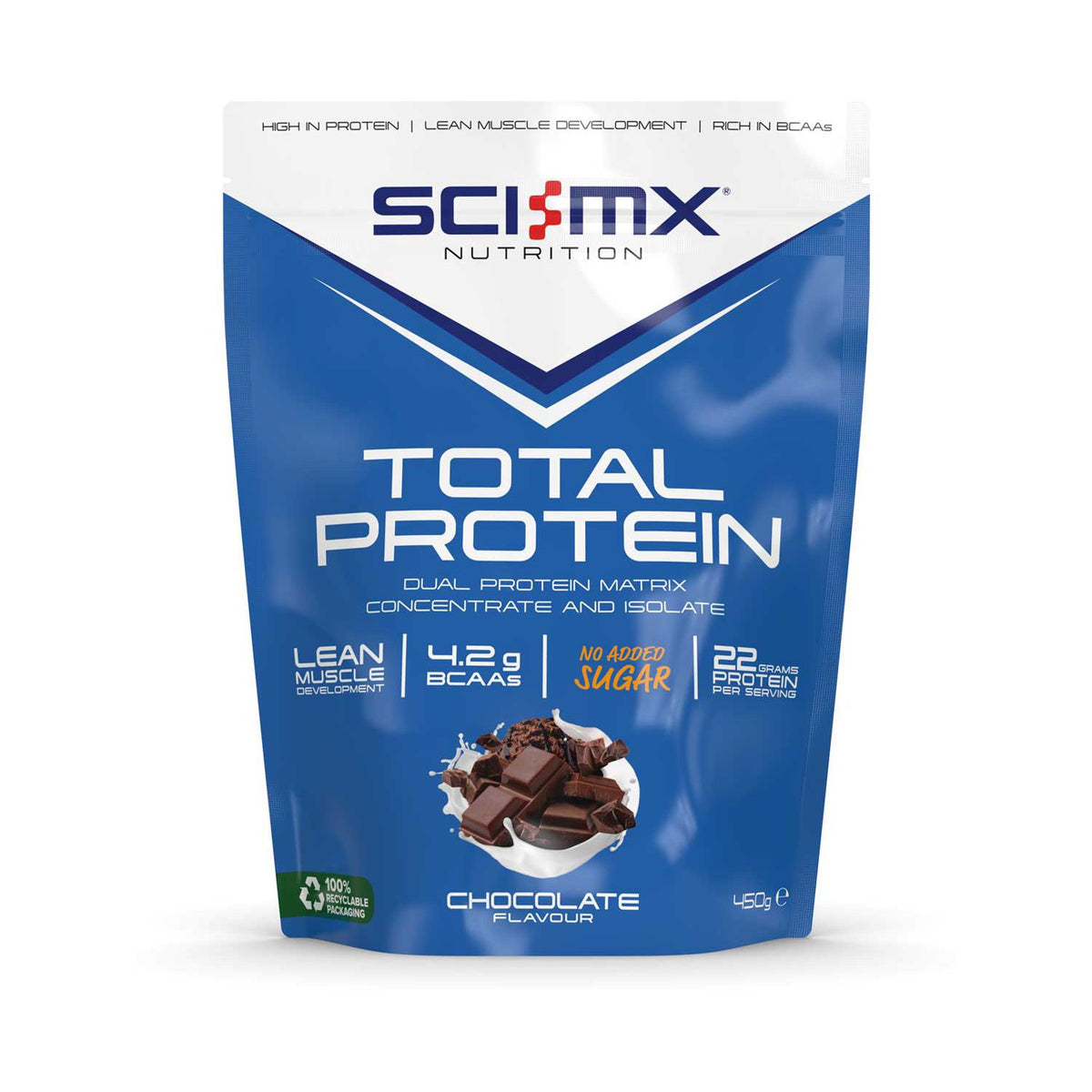 SCI-MX total protein powder chocolate 450g - British product
