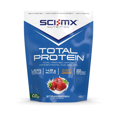 Boots SCI-MX Total Protein Powder Strawberry 450g- Buy online at McGrocer