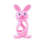 brush-baby Bobbie Bunny baby teether toy rose pink, imported from the UK