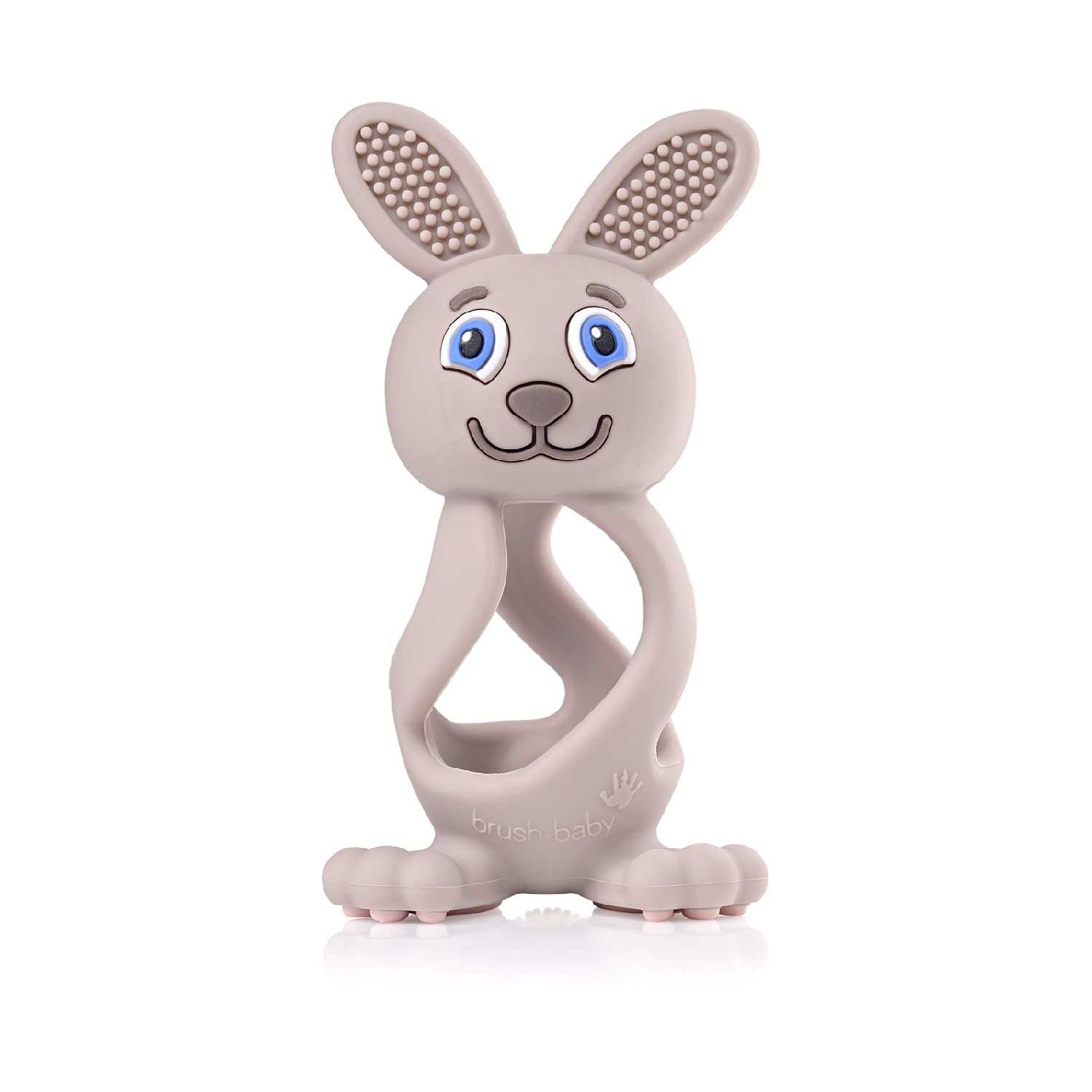 brush-baby Bobbie Bunny baby teether Cappuccino Grey, UK version