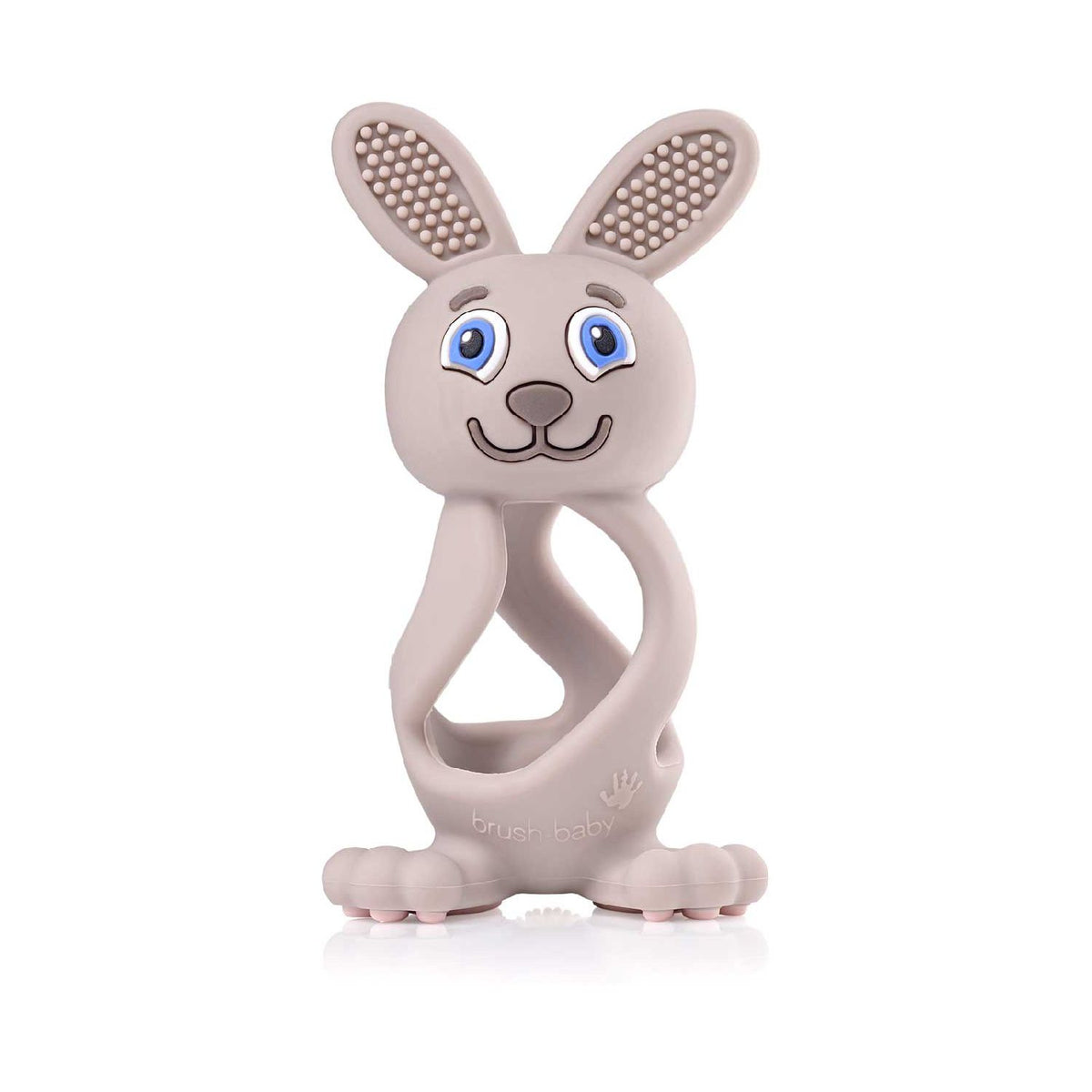 brush-baby Bobbie Bunny baby teether Cappuccino Grey, UK version