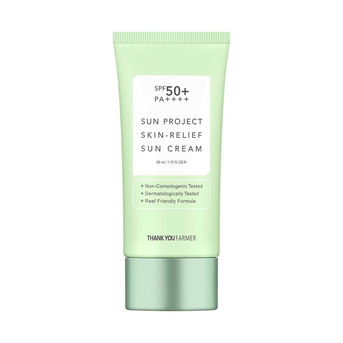 Thank You Farmer Sun Project Skin Relief Sun Cream SPF50 50ml, UK version