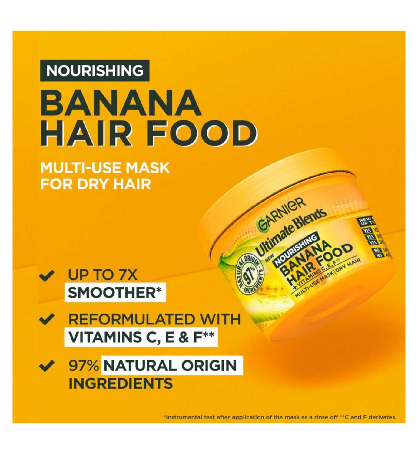 Garnier Hair Food Banana Bundle with shampoo conditioner and mask - British product