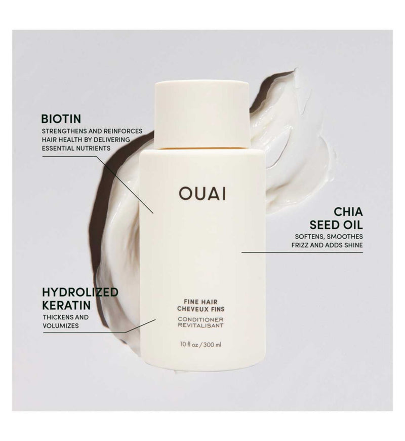OUAI Fine Conditioner Travel Size 89ml, imported from the UK