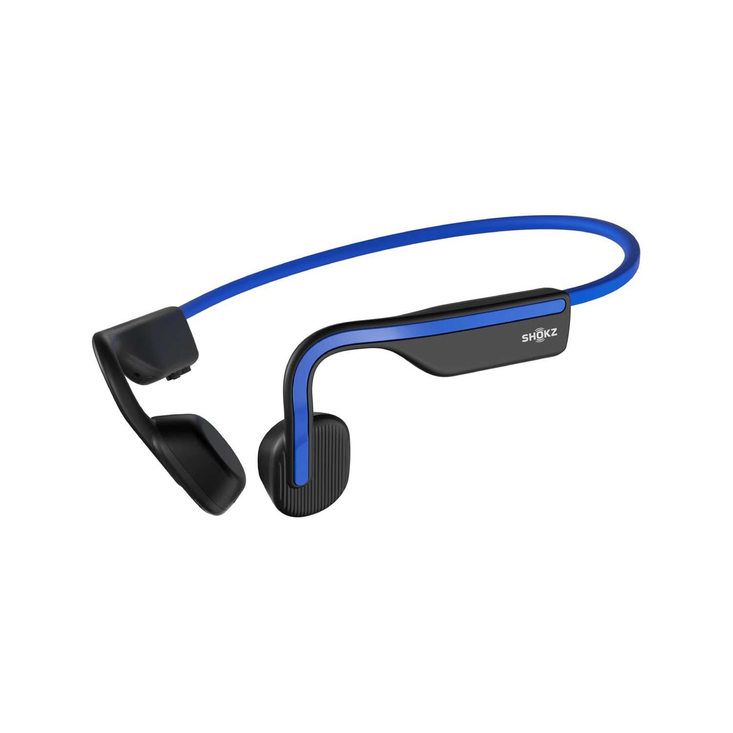 Shokz OpenMove blue bone conduction headphones, imported from the UK