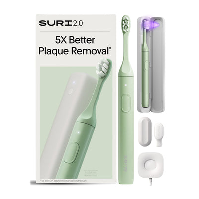 Boots SURI 2.0 Sonic Electric Toothbrush & UV Travel Case Winter Fern- Buy online at McGrocer
