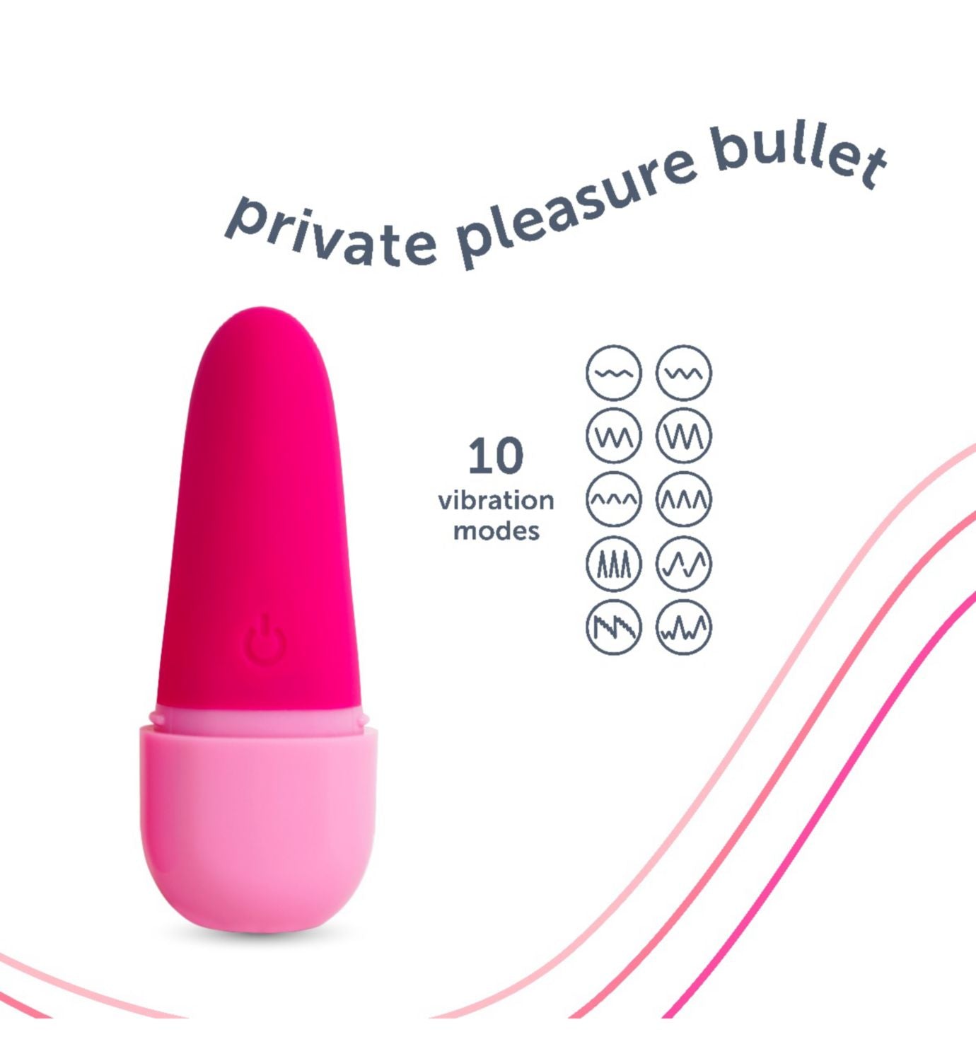 plusOne private pleasure bullet vibrator, UK version