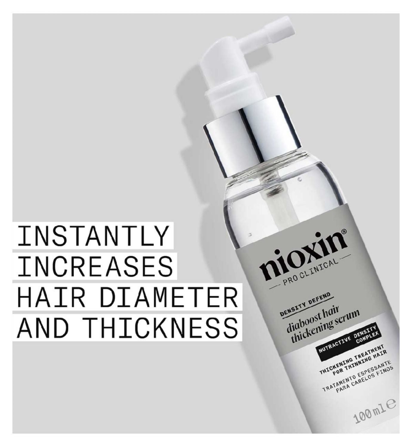 NIOXIN Density Defend Hair Thickening Serum 100ml, imported from the UK