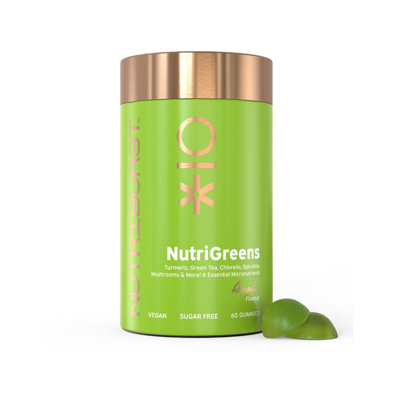 Nutriburst greens gummies apple 60 gummies - British product