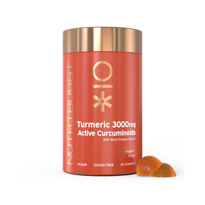 Boots Nutriburst Turmeric 3000mg Ginger Vitamin Gummies 60 Gummies- Buy online at McGrocer