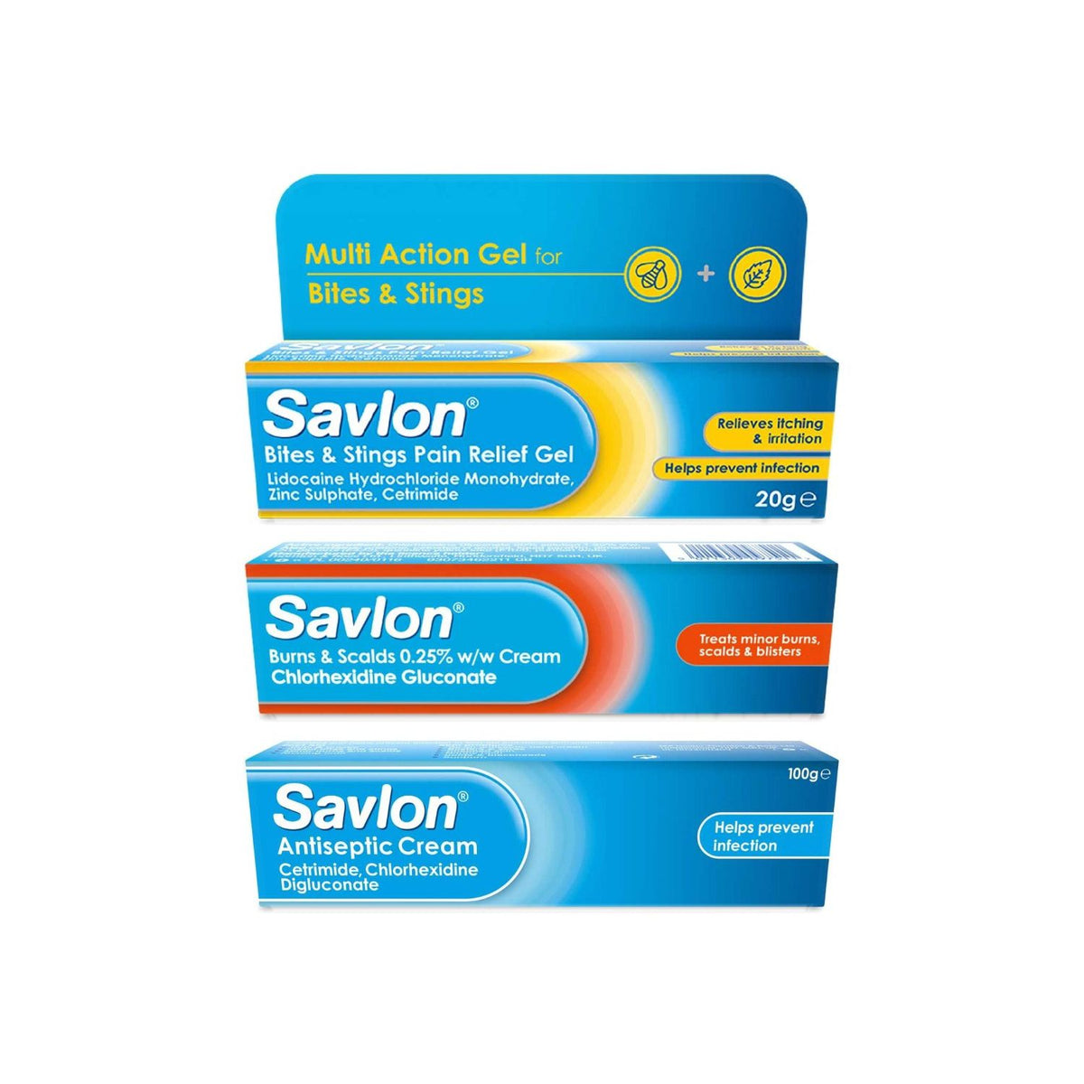 Savlon Seasonal Health Bundle first aid creams, UK version