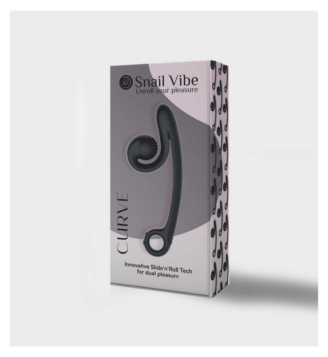 Snail Vibe Curve black rabbit vibrator (British brand)