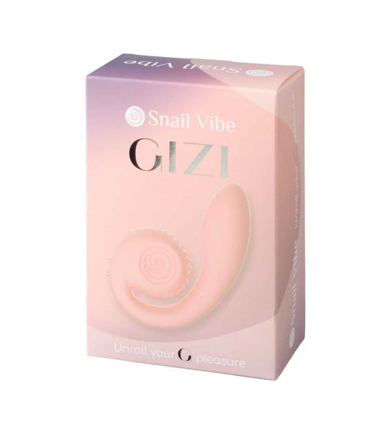 Snail Vibe Gizi Peachy Pink rabbit vibrator (British brand)