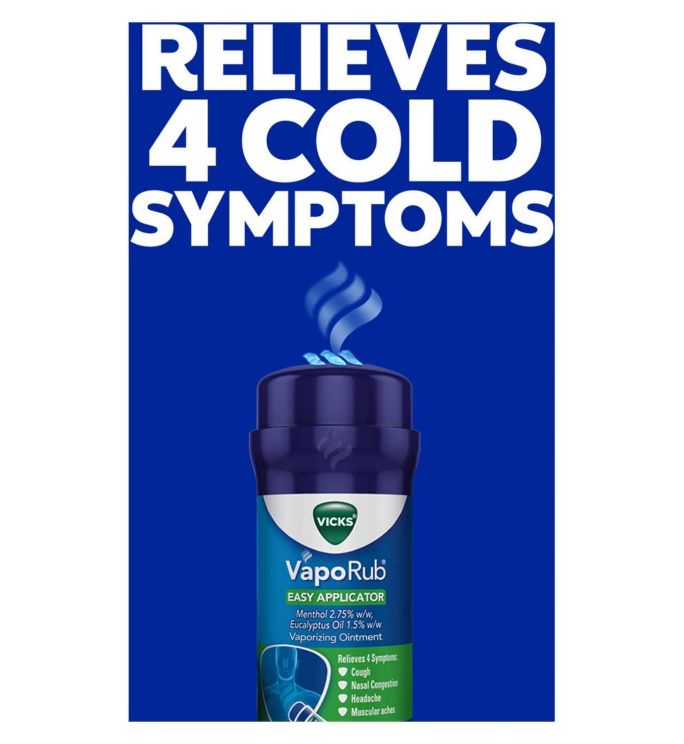 Vicks VapoRub chest rub 35g (British brand)