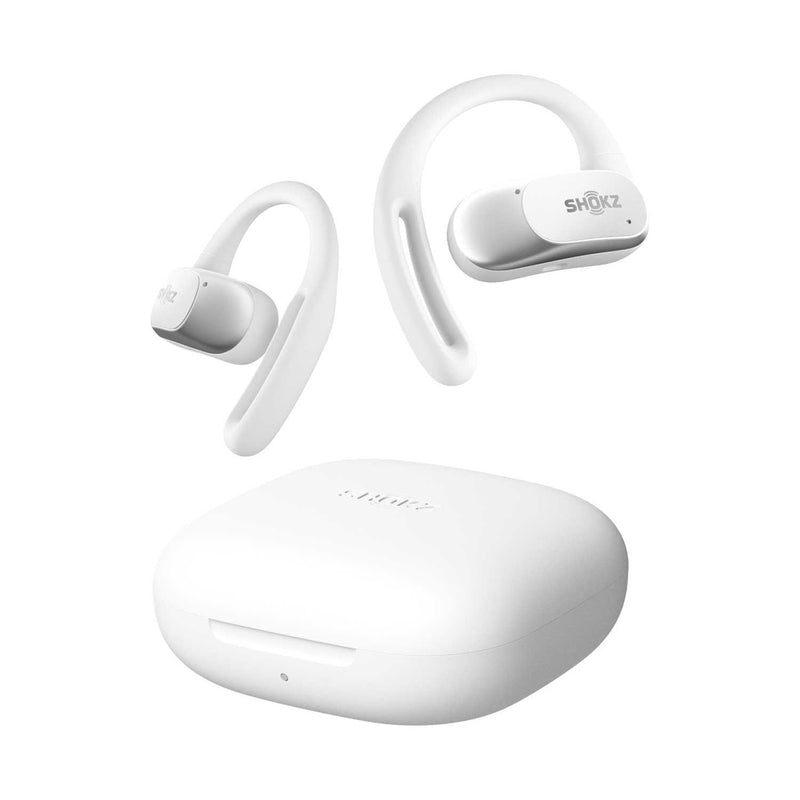 Shokz open ear earbuds white, imported from the UK
