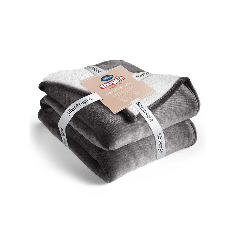 Silentnight Snugsie Super Giant Family Blanket - 270 x 230cm - Charcoal