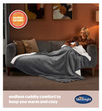 Silentnight Snugsie Super Giant Family Blanket - 270 x 230cm - Charcoal