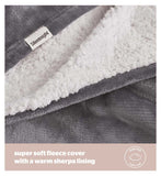 Silentnight Snugsie Super Giant Family Blanket - 270 x 230cm - Charcoal