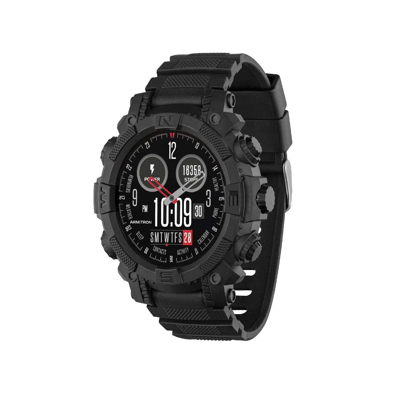 Reflex Active sports smartwatch black silicone strap, UK version