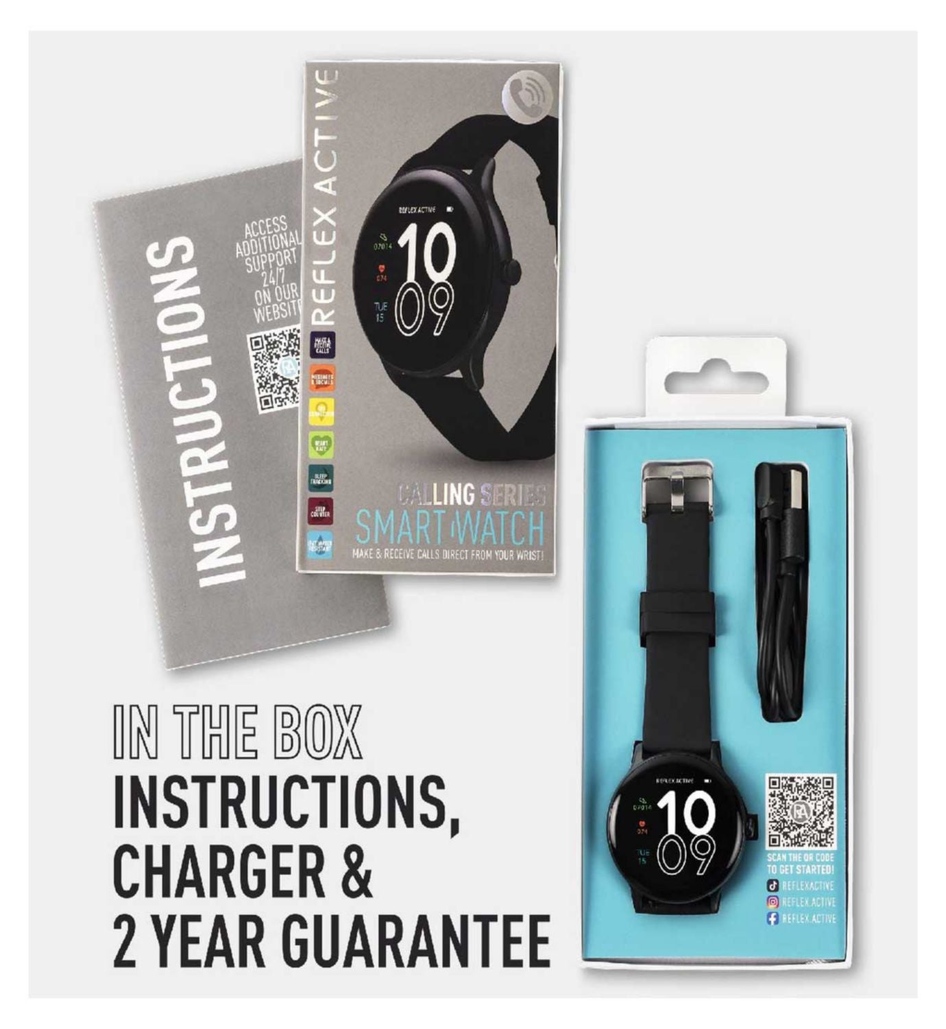 Reflex Active Series 22 smart calling watch - British product