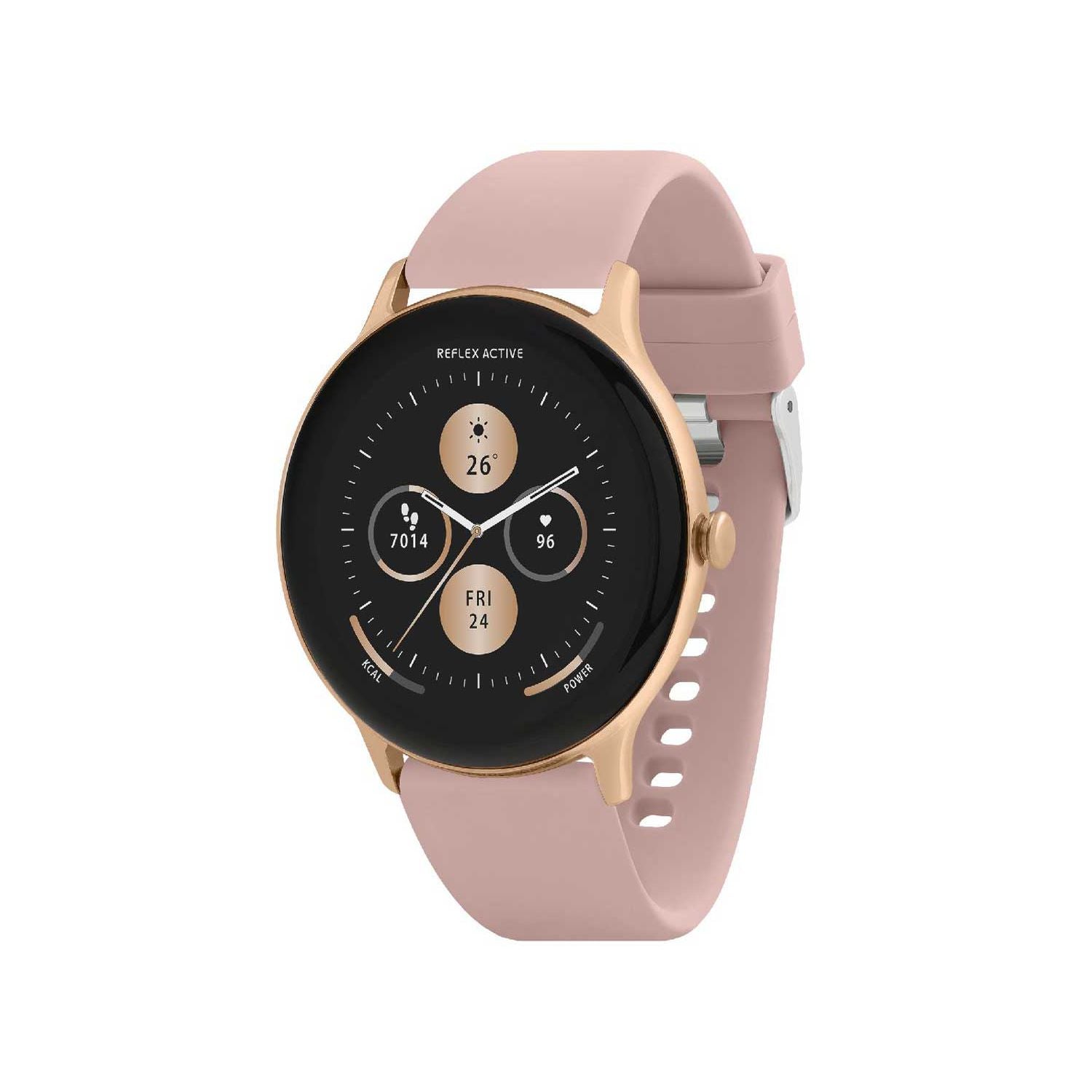 Reflex Active Series 22 pink smart calling watch (British brand)